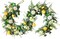 6 ft Spring Floral Shamrock Garland – Artificial Eucalyptus, Tulip & Hydrangea Vine for Mantle, Table, Baby Shower, Wedding & Party Decor